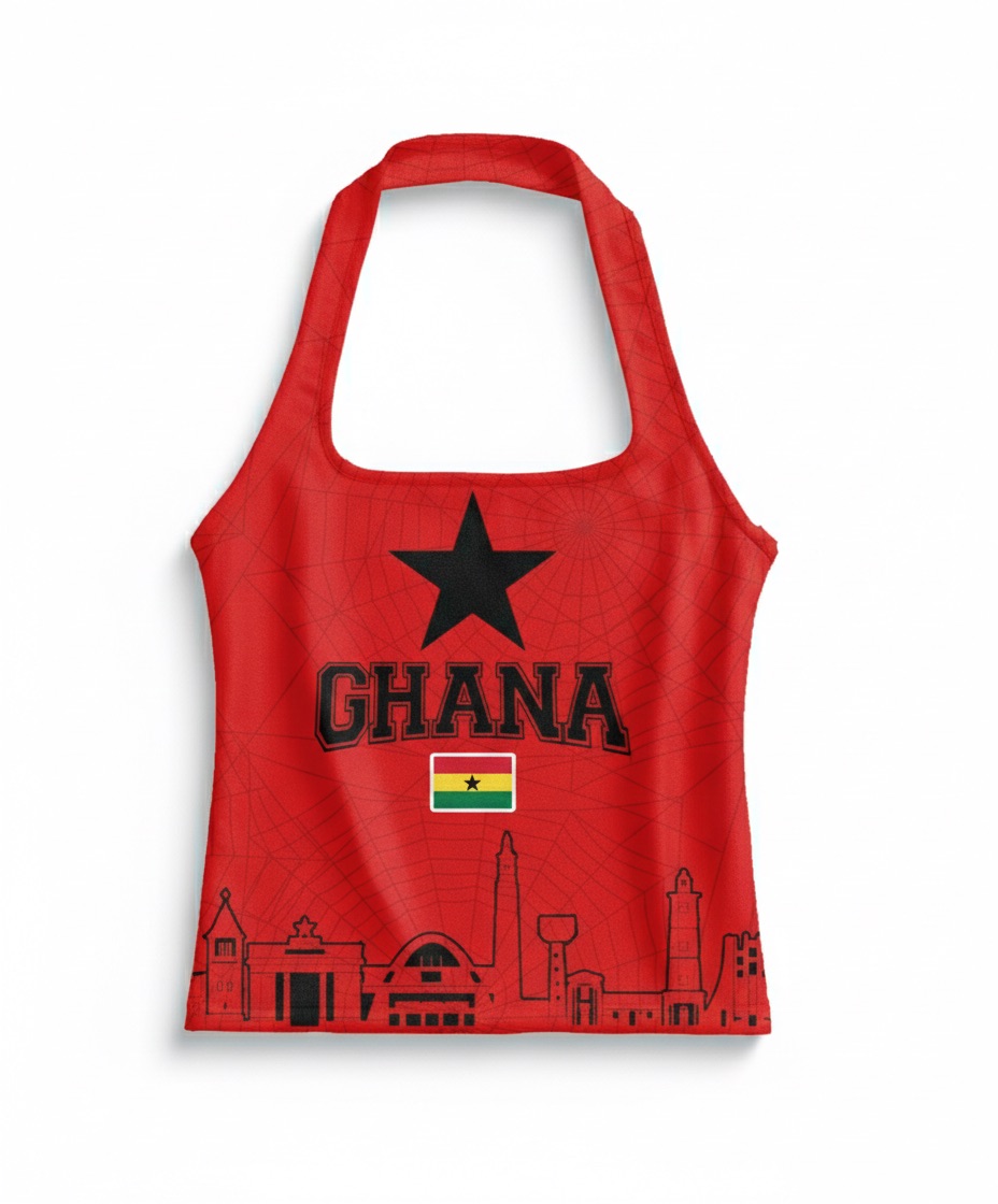 Red Star Ghana Jersey — Halter Neck